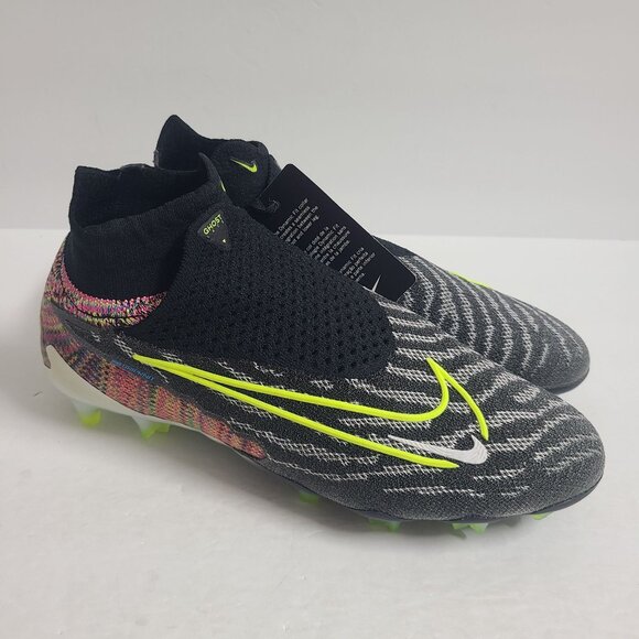 NEW Nike Phantom GX Elite DF Fusion FG Soccer Cleats FD9846-071 Size 6 Black main image 5